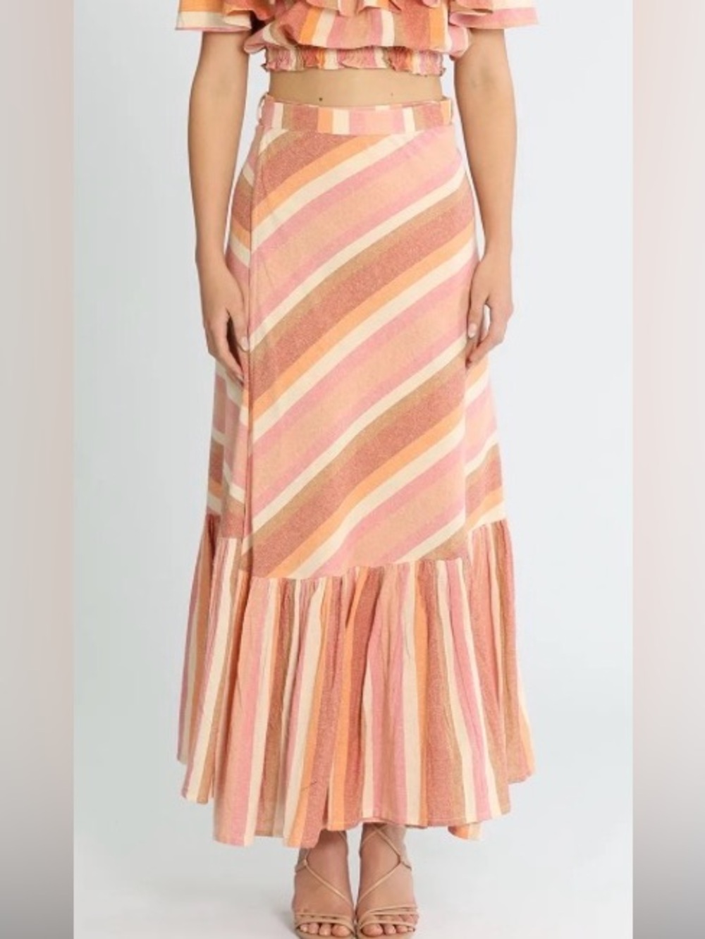 SPELL Carnival Wrap Maxi Skirt XS 
NWOT